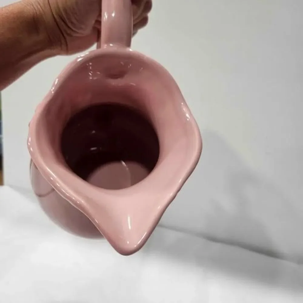 Frutugoso Portugal pink ceramic pitcher